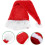 Papai Noel chapéu prop espessado dupla camada cabeça de Natal 6