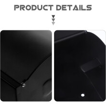 Dispensador de papel higiénico de acero inoxidable negro con estante, soporte para rollo de papel higiénico, montaje en pared, resistente al agua.