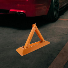 Hochleistungs-Parkplatzsicherungsschloss mit verstärktem Stahldreieckfuß, Schutzpfosten zur Markierung von Außenflächen