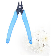Pince à retirer les bijoux d'ongles, pince métallique pour nail art, outil de manucure professionnel bleu