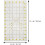 Acrílico Patchwork Quilting régua com marcas de polegadas, modelo de costura portátil 2