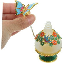 Cestovný dávkovač na parfum zo vintage skla