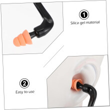 Tapões de ouvido de silicone que reduzem o ruído Banded 10pcs para proteção do sono e da audição