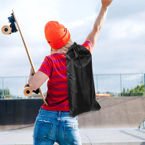 Φορητή τσάντα skateboard για αθλήματα, αδιάβροχο σακίδιο πλάτης ώμου με κορδόνι 1