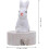 Wooden Cute Bunny Manual Pencil Sharpener Single Hole Handheld Sharpener 2