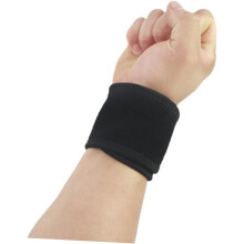 Bracelet de sport chaud, bandeau de basketball, bracelet de fitness, matériau absorbant noir