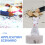 Wooden Cute Bunny Manual Pencil Sharpener Single Hole Handheld Sharpener 3