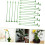 40 Stück Blumenstäbe, Pflanzenstützstäbe 6