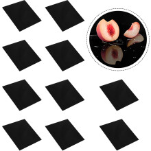 10 fogli acrilici neri da 2 mm, piatti quadrati per lavori artigianali fai da te, pittura, pannelli acrilici