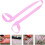 Verstelbare yogamatriem, roze, draagbare opbergband 8