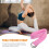 Yoga-Spanngurt 183 cm, rosa, Pilates-Hilfsgerät, Stretchgurt 5