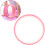 Yogawiel voor rugtraining, roze foamroller, yogaring 1