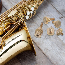 Golden Metal Tightening Screws for Saxophone Replacement Parts Easy to Install Repair Screws