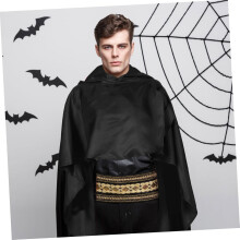 Retro lovagköpeny férfiaknak középkori kapucnis köpeny halloweeni jelmezhez reneszánsz jelmez felnőtt cosplay kapucnis köpeny