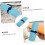 Portable Toothbrush Storage Case Toothpaste Container Travel Toothbrush Holder Sky Blue 3