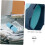 Portable Toothbrush Storage Case Toothpaste Container Travel Toothbrush Holder Sky Blue 5