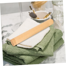 Contêiner de viagem portátil do suporte da escova de dentes de bambu com material sintético