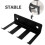 Supporto da parete singolo per bilanciere con 3 ganci per rack da squat, supporto verticale per bilanciere 3