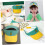 Cotton Sun Visor Hat Adjustable Green Fruit Embroidered Breathable Baseball Cap 3