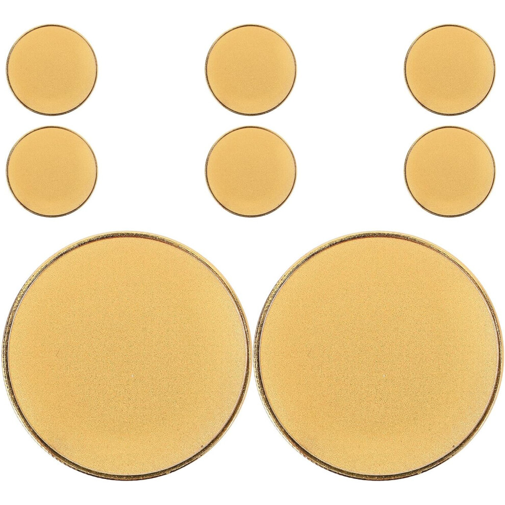8Pcs Hand-Carved Commemorative Coins Blank Metal Engraving Blanks Alloy Tokens 8686962038521