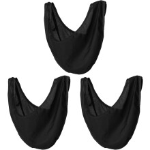 3-teiliges Bowlingball-Pflegetuch-Set, schwarze Mikrofasertücher mit Aufbewahrungsbeutel
