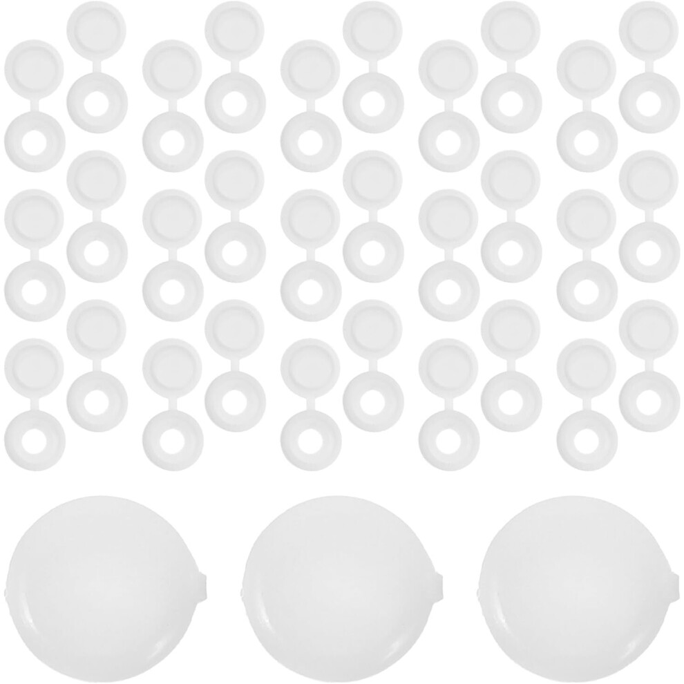 200Pcs Screw-Covered Decorative Covers Hole Covers For Furniture Screw Plastic Screw Hole Plugs 5455468307584