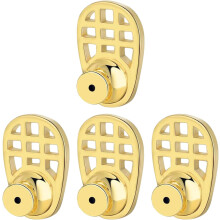 4-delige set oorbelsteuntjes, vergulde stabilisatoren, antislip schijfjes voor zware oorbellen, comfortabele sluitingen