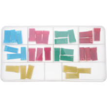 Kit de 30 mini-fusibles automobiles avec boîtier en plastique