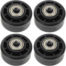 4Pcs Fitness Equipment Transport Wheels Replacement for Treadmill and Exercise Bike