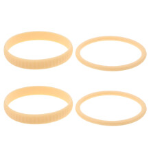 4Pcs Sports Patella Knee Bands with Elastic Strap, Breathable Patellar Tendon Supports