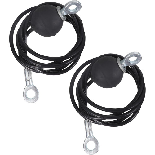 2Pcs 1.4M Steel Wire Rope Cable Machine Wire Pulley Replacement