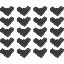 20 Stück gerade Kunststoff-Rohrverbinder in Form von Schlauchfittings