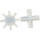 2pcs Tooth Stirrer Magnetic Laboratory Stirrer Practical Mixer Rod for Laboratory Use 1