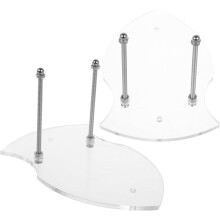 2-teiliger Acryl-Schwertständer mit abnehmbarer Wandhalterung