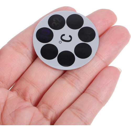 10pcs Waterproof Round Temperature Strips Bath Thermometer Stickers 2