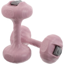 Set van 2 kg roze watergewichten (1 kg per gewicht) – Navulbare, zachte, antislip, draagbare handgewichten