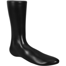 Plastic Female Mannequin Foot Display Model for Shoes and Socks Black Plastic Foot Model Sock Display