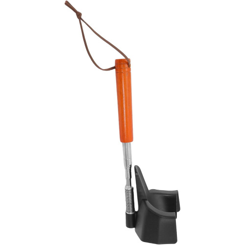 Telescopic Metal Shoe Horn Long Handle Adjustable Retractable Portable Assist Tool