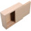Angelköderbox aus Holz mit Schiebedeckel, Wurmbehälter, 9,5 x 7,5 x 2,2 cm, Paulownia-Köder 1