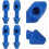 Spearfishing Wear-Resistant Plastic Tool Set 10pcs Rubber Band Inserts 8