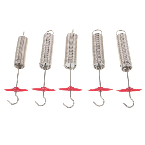 5pcs Physics Experiment Spring Kit for Tension and Extension for Science Lab and Mechanics Teaching Tools