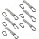 6Pcs Black D-Shaped Tent Wind Buckle with Stainless Steel Spring Lock 1