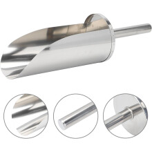 Cuillère à glaçons en acier inoxydable, version épaisse, multifonctionnelle, pour la cuisine et les réceptions.