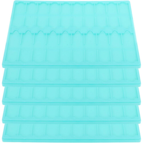 5PCS Green Microscope Slide Drying Rack with 20 Slots – Laboratory Slide Holder