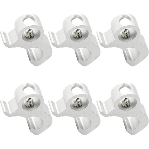 6Pcs Miniature Circuit Breaker Safety Locks with Keyed Latch, Electrical Panel Lockout Devices