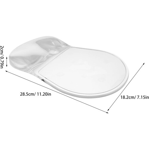 Silicone ergonômico pulso apoio pulso gel mouse pad 1