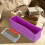 4Pcs DIY Handmade Soap Mold Set Rectangular Flexible Soap Loaf Mold with Wooden Box 5