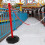 Water-Filled Isolation Column for Safety Adjustable Plastic Barrier Chain Link 7