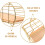 Multifunctional Storage Rack Wall Shelf with Hooks Creative Iron and Wood Frame Space-Saving 3