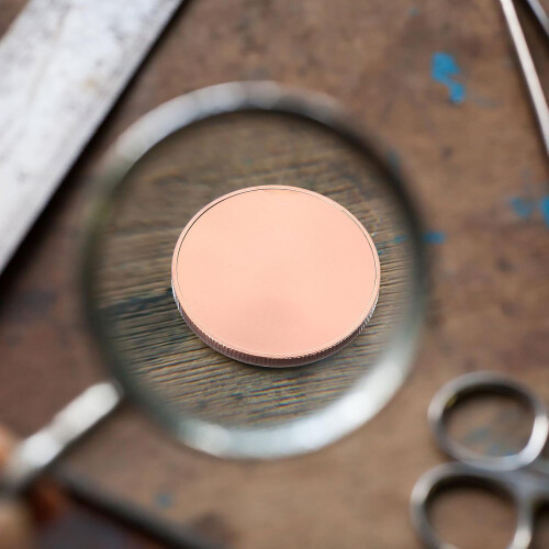10pcs round Iron Challenge Coins with Smooth Surface and Hooks Suitable 1